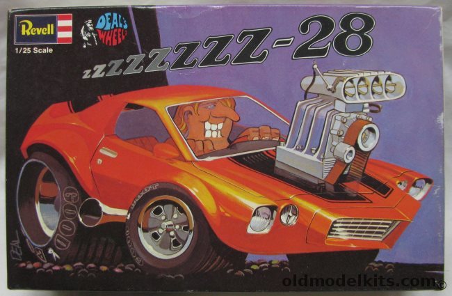 Revell 1/25 Chevrolet Camaro ZZZZZZZZ-28 - (Z28) Deal's Wheels, H1353 plastic model kit